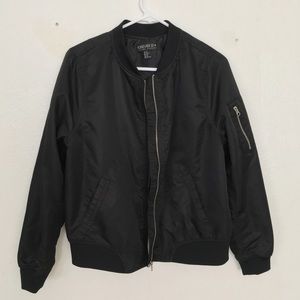 Black Bomber Jacket